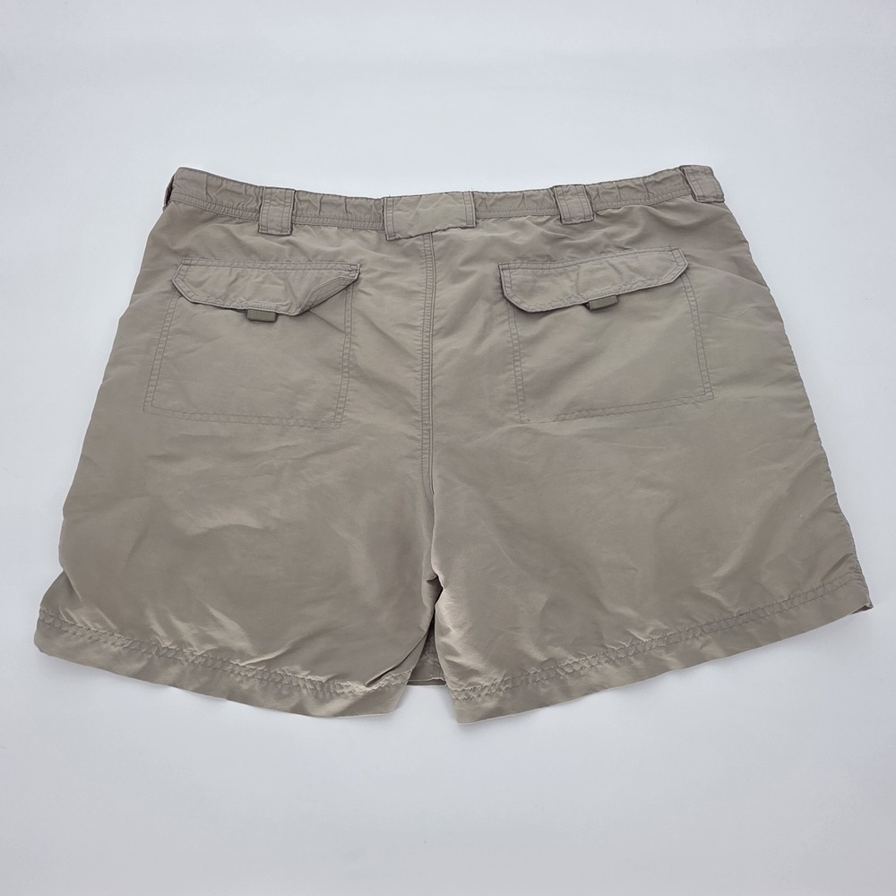 LL Bean Cargo Shorts Men 40 Hiking Nylon Mesh Outdoor Pockets Wicking Repellent - Picture 4 of 8